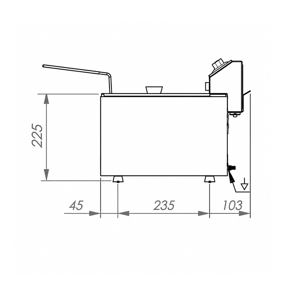 Freidora 6L+6L fooster HR Fainca FD6L6LF - Gastromáquinas