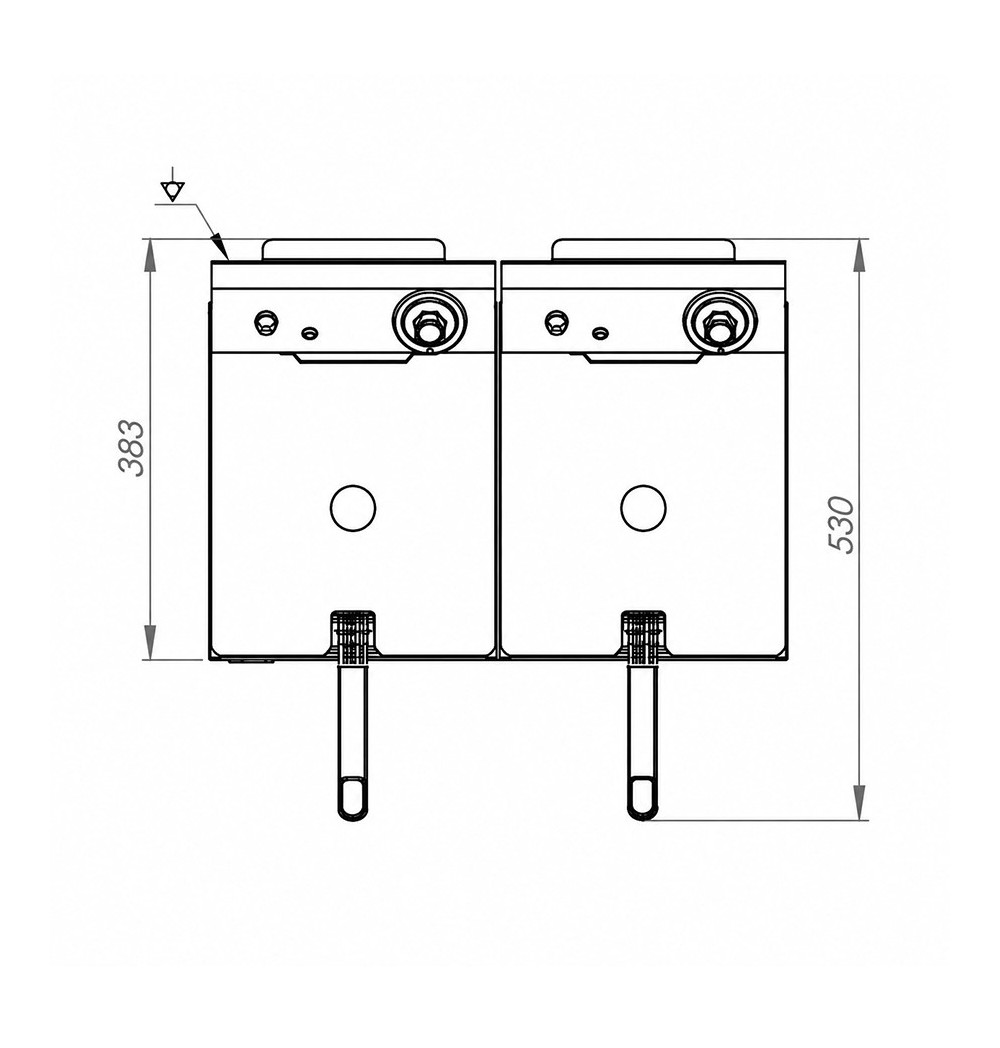 Freidora 6L+6L fooster HR Fainca FD6L6LF - Gastromáquinas