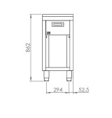 Mueble Neutro con Soporte HR Fainca CN6004E Serie 600 400x600
