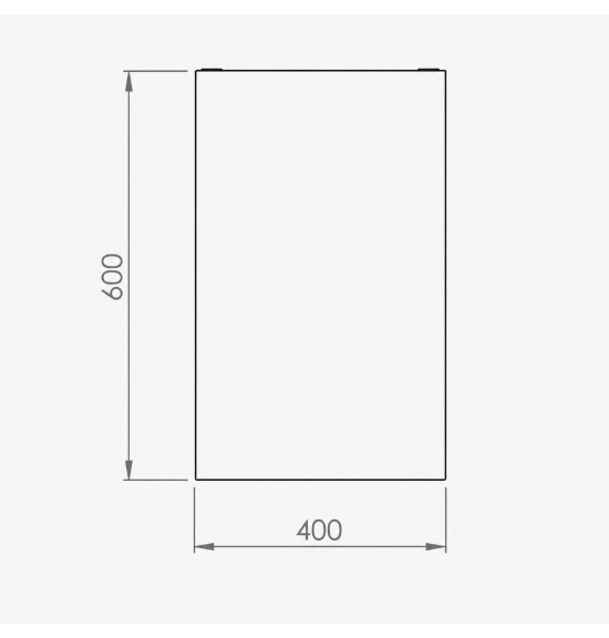 Mueble Neutro Sobremesa HR Fainca CN6004S con Cajón Serie 600