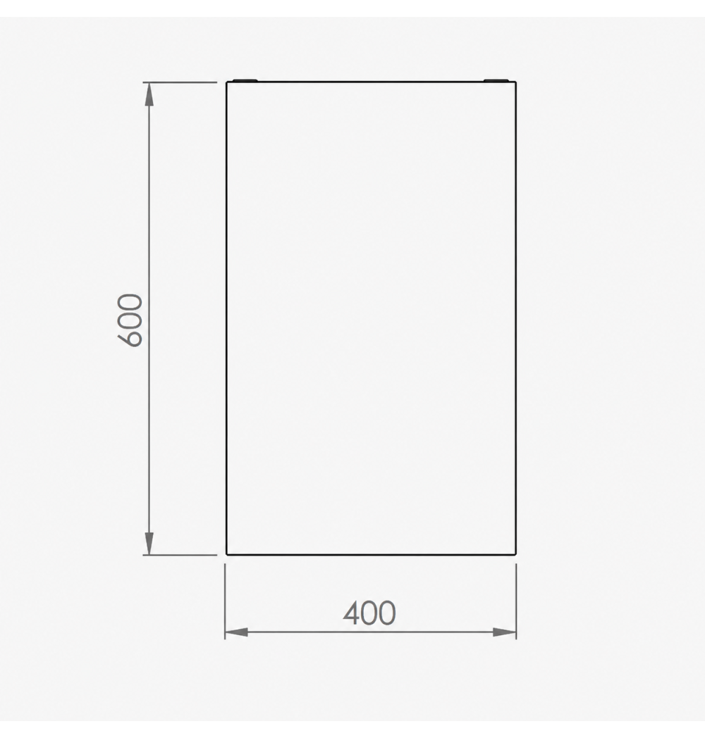 Mueble Neutro Sobremesa HR Fainca CN6004S con Cajón Serie 600