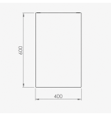 Mueble Neutro Sobremesa HR Fainca CN6004S con Cajón Serie 600