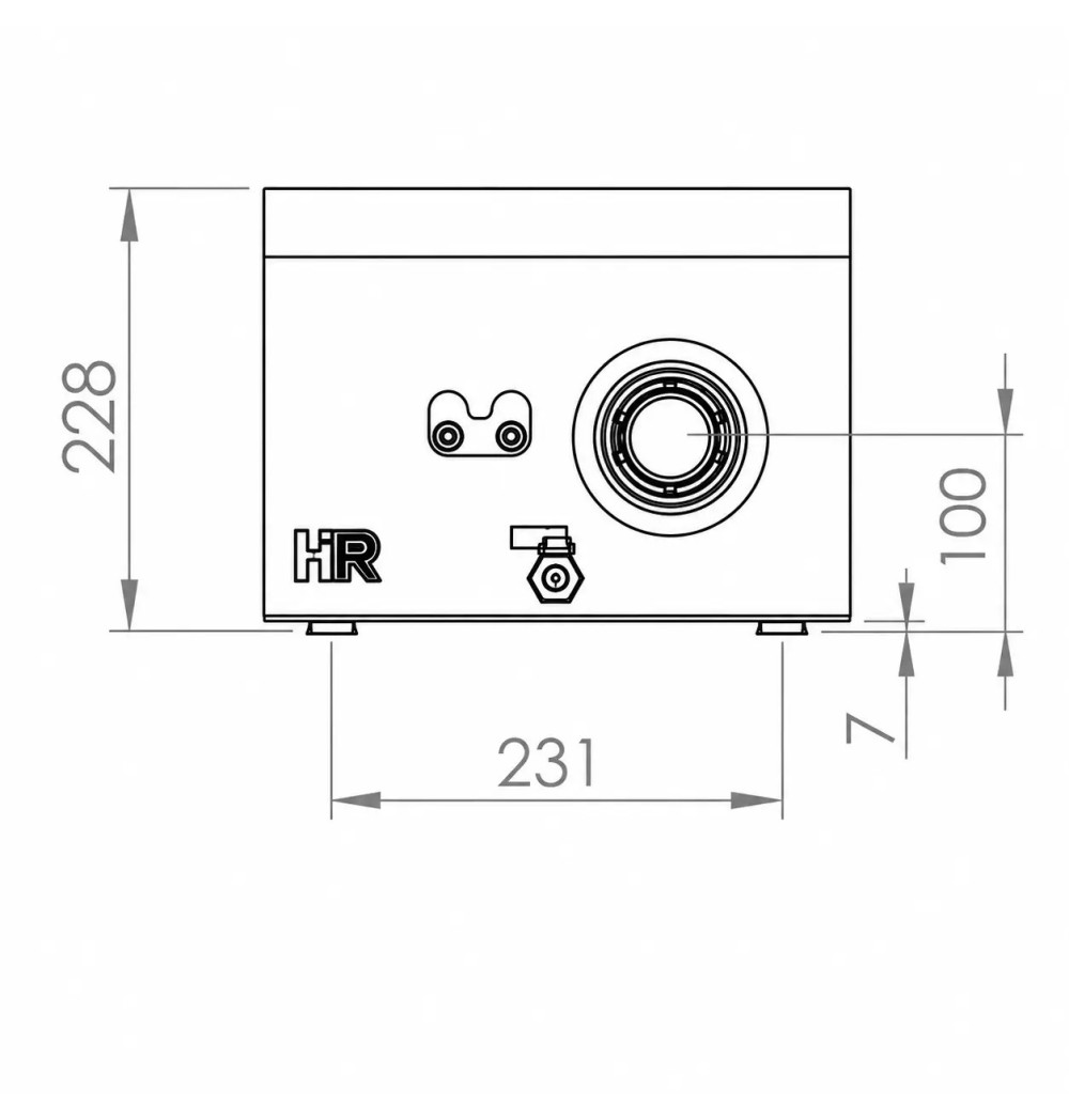 Baño María Eléctrico HR Fainca BM300 - GastroMáquinas