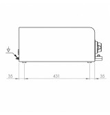 Baño María Eléctrico HR Fainca BM600 - GastroMáquinas