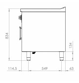 Baño María Eléctrico HR Fainca BME7504E - GastroMáquinas