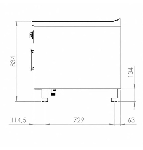 Baño María Eléctrico HR Fainca BME9004E - GastroMáquinas