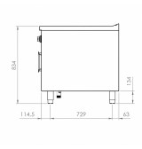 Baño María Eléctrico HR Fainca BME9008E - GastroMáquinas