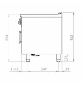 Baño María a Gas HR Fainca BMG7504E - GastroMáquinas