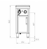 Baño María a Gas HR Fainca BMG7504E - GastroMáquinas