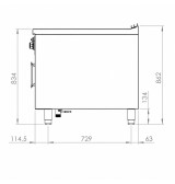 Baño María a Gas HR Fainca BMG9008E - GastroMáquinas