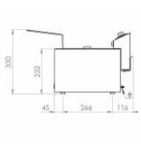 Freidora Eléctrica 8L HR Fainca FD8LS | Serie 100