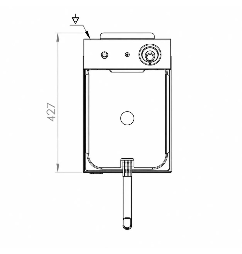 Freidora Eléctrica 8L HR Fainca FD8LS | Serie 100