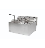Freidora Eléctrica Doble 8+8L Trifásica HR Fainca FD8L8LTRIFS | Serie 100