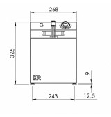 Freidora Eléctrica 10L HR Fainca FD10LS | Serie 100