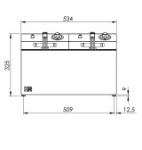 Freidora Eléctrica Doble 10+10L HR Fainca FD10L10LS | Serie 100
