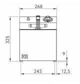 Freidora Eléctrica Trifásica 10L HR Fainca FD10LTRIFS | Serie 100