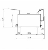 Freidora Eléctrica Trifásica 10L con Grifo HR Fainca FD10LTRIFC | Serie 100