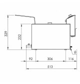 Freidora Eléctrica Doble Trifásica 10+10L con Grifo HR Fainca FD10L10LTRIFC | Serie 100