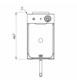 Freidora Eléctrica Trifásica 10L 9 kW HR Fainca FD10LTRIF9S | Serie 100