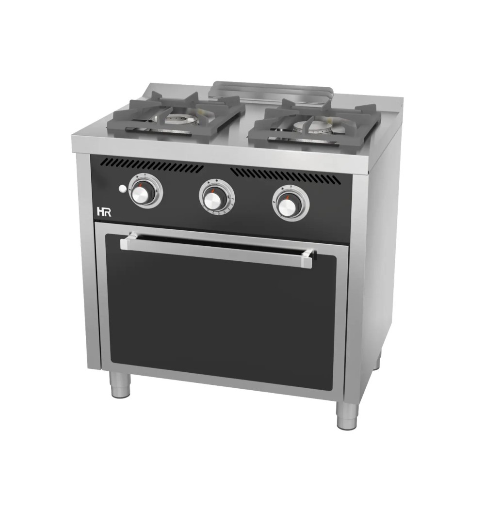 Cocina Gas 2 Fuegos con Horno HR Fainca C2F600H Serie 600