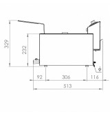 Freidora Eléctrica Trifásica Doble con Grifo 10+10L 18 kW HR Fainca FD10L10LTRIF9C | Serie 100