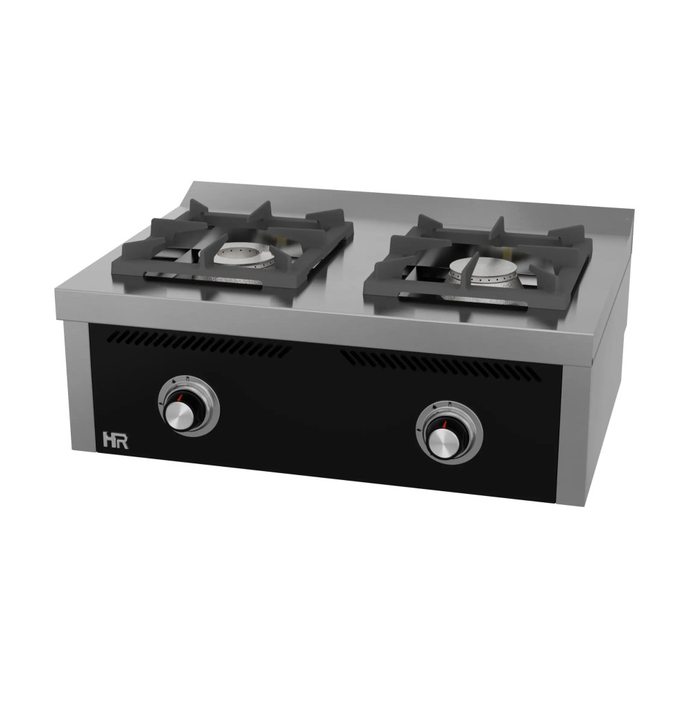 Cocina a Gas 2 Fuegos HR Fainca C2F600S Serie 600 Profesional