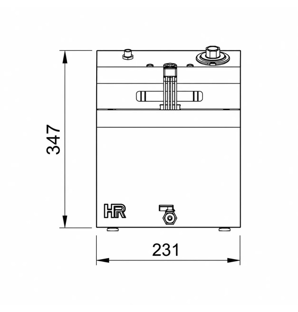Freidora Eléctrica 8L HR Fainca FD8LAR300 | Serie 500