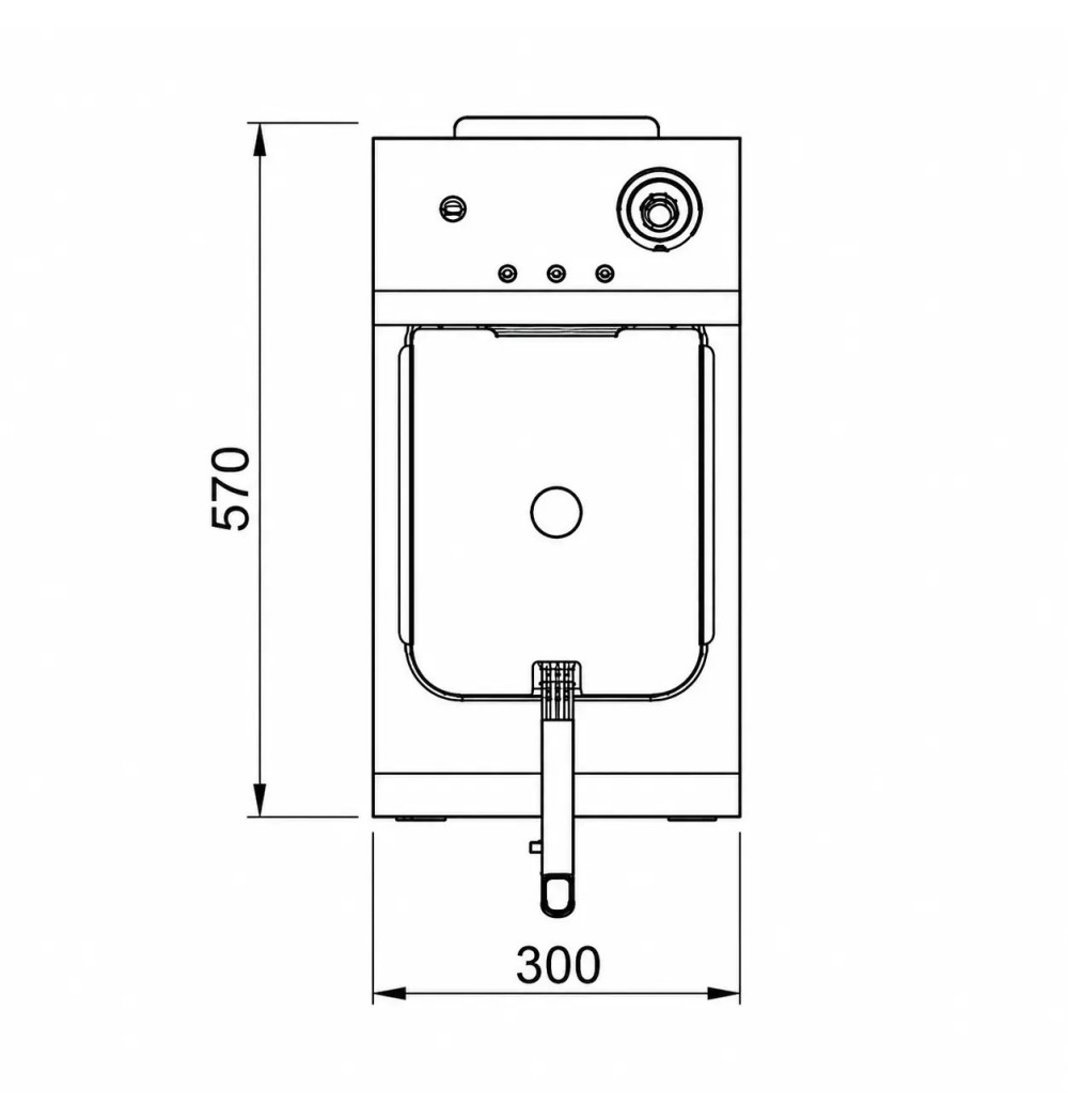 Freidora Eléctrica 8L HR Fainca FD8LAR300 | Serie 500