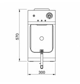 Freidora Eléctrica 8L HR Fainca FD8LAR300 | Serie 500