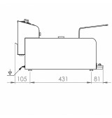 Freidora Eléctrica Doble 8+8L HR Fainca FD8L8LAR600 | Serie 500