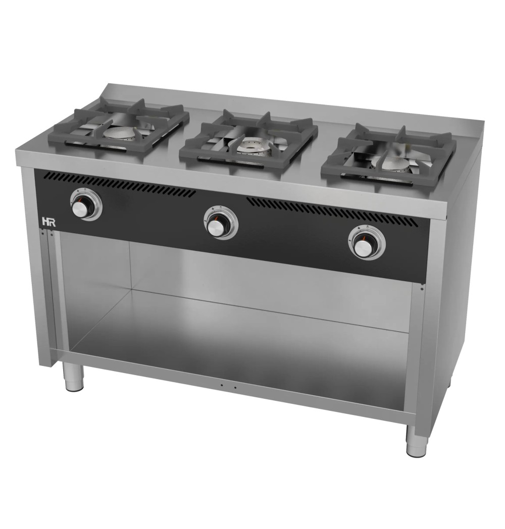 Cocina Gas 3 Fuegos con Mueble HR Fainca C3F600E Serie 600
