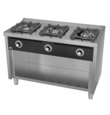 Cocina Gas 3 Fuegos con Mueble HR Fainca C3F600E Serie 600