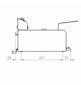 Freidora Eléctrica 10L HR Fainca FD10L300 Serie 500 | Profesional