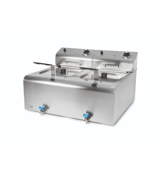 Freidora Eléctrica Doble 20L HR Fainca FD10L10L600 Serie 100