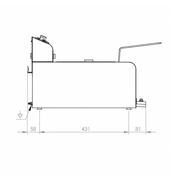 Freidora Eléctrica Doble 20L HR Fainca FD10L10L600 Serie 100