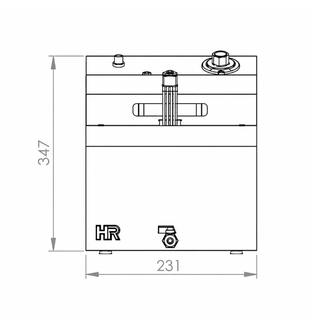 Freidora Eléctrica 10L HR Fainca FD10LAR300 Serie 500