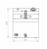 Freidora Eléctrica 10L HR Fainca FD10LAR300 Serie 500