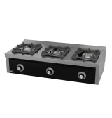 Cocina a Gas 3 Fuegos HR Fainca C3F600S Serie 600 Profesional