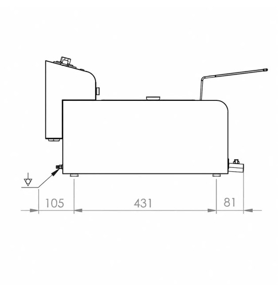 Freidora Eléctrica Doble 20L HR Fainca FD10L10LAR600 Serie 100