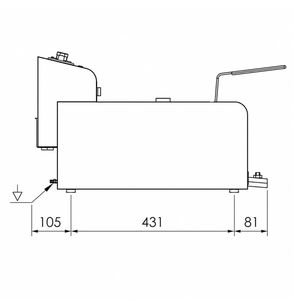 Freidora Eléctrica Doble Trifásica 20L HR Fainca FD10L10LTRIF600 Serie 100