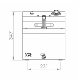 Freidora Eléctrica Trifásica 10L 9 kW HR Fainca FD10LTRIF9300