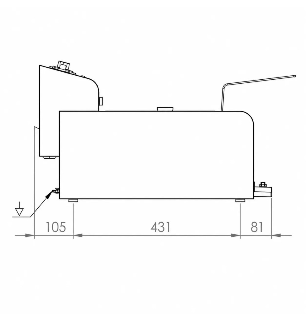 Freidora Eléctrica Doble Trifásica 20L 18 kW HR Fainca FD10L10LTRIF9600