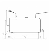 Freidora Eléctrica Doble Trifásica 20L 18 kW HR Fainca FD10L10LTRIF9600