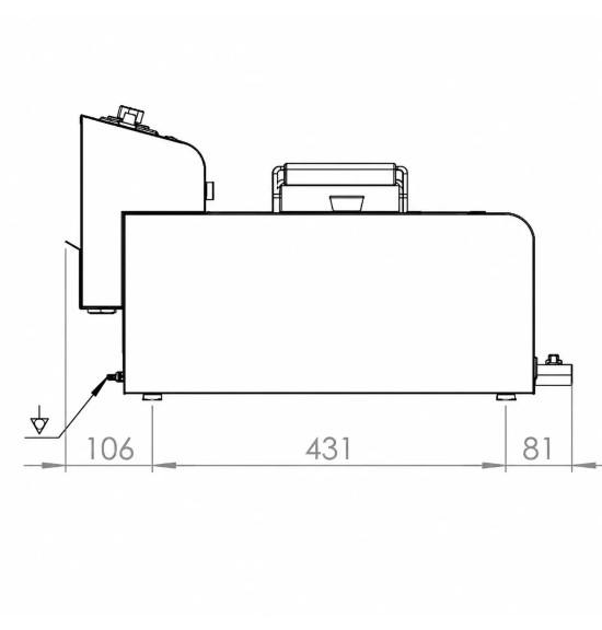 Freidora Eléctrica Alto Rendimiento 20L 11 kW HR Fainca FD20LAR600